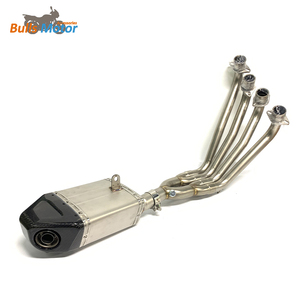Système d'échappement complet en acier inoxydable pour Honda CBR650R CB650R CBR650F <span class=keywords><strong>CB650F</strong></span>, pièces de moto, échappement avant de haute qualité - Product Image 5