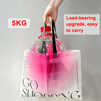 Tas Tote Lipat Ramah Lingkungan, Dapat Digunakan Kembali, Bahan Non-Woven, Logo Cetak Transfer Panas untuk Pakaian Promosi, Kaus Kaki, dan Belanja