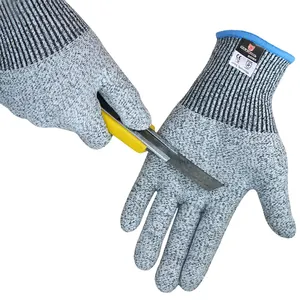 Seeway CE Anti-cutting Industrial Gloves provide Safety Work Protection with a Cut Level 5 rating