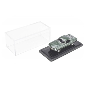 High Quality Custom Luxury Transparent Acrylic Water Resistant for Freestanding Car Model <b>Display</b> <b>Case</b> Modern Style Black - Product Image 1