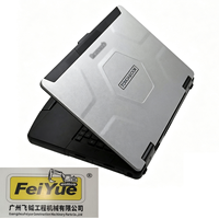 Ordinateur portable robuste Toughbook CF-54 I5-6300 8 Go de RAM avec Windows 10 et logiciels d'installation pour outils de diagnostic, idéal pour camions et pièces d'excavatrices