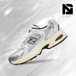 New Balance 530 'white Metallic Silver' Dropshipping Chaussures de course décontractées pour hommes, baskets respirantes - Product Image 1