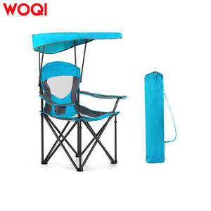 Silla de Playa Plegable Woqi, Tela Oxford, Capacidad de Carga de 150 kg, Color Azul Cielo, Diseño Moderno para Jardín, Parque, Viajes, Pesca - Product Image 2