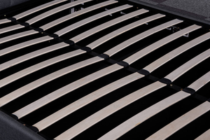 <span class=keywords><strong>Letto</strong></span> matrimoniale moderno imbottito con contenitore a scomparsa, ecologico e salvaspazio, con struttura a piattaforma per appartamenti - Product Image 4