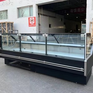 Exhibidor Comercial para Carnicería de Supermercado, Vitrina de Cristal para Carnes y Embutidos, Congelador y Refrigerador - Product Image 3