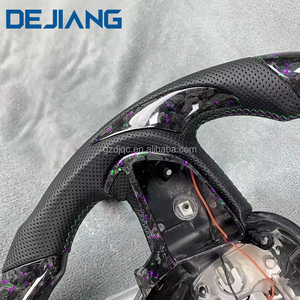 Volante de Fibra de Carbono Forjado Personalizado para Hellcat Charger Grand Durango con LED - Product Image 3