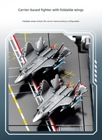 Ensemble de blocs de construction d'avions Sembo, jouet éducatif de construction DIY, plastique ABS, échelle 1:32, 202244