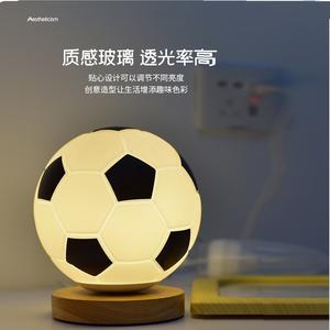 Lámpara de mesita de noche creativa <span class=keywords><strong>para</strong></span> habitación de niños, luz <span class=keywords><strong>para</strong></span> estudiantes, decoración de estudio, lámpara de mesa de fútbol juvenil - Product Image 4