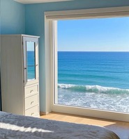 Ventanas Fijas de Aluminio Grandes Personalizadas, Ventanas de Madera Revestidas de Aluminio