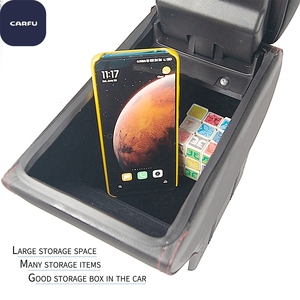 Hot Selling CARFU Accessories Universal <b>Console</b> Box With Cup Holder - Product Image 5