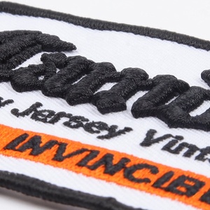 刺绣面料徽章供应商定制3d标志服装熨斗刺绣补丁帽子 - Product Image 3