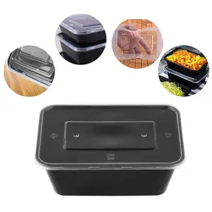 Bán sỉ tủ đông chuẩn bị thực phẩm container-25-Pack Snap-Seal Microwavable Máy Rửa Chén Tủ Đông An Toàn Tái Sử Dụng Lưu Trữ Thực Phẩm Bento Box Bữa Ăn Prep Container