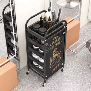 Professional <b>Salon</b> <b>Furniture</b> Low Price Wholesale Retail Multilayer Trolley Color Customized Thickened Design With Hair Dryer - Product Image 4