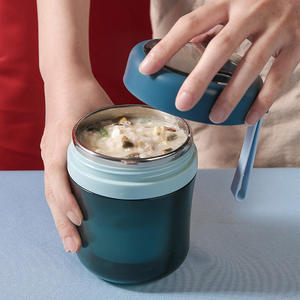 Mini <span class=keywords><strong>Termo</strong></span> para Comida, Recipiente Portátil para Sopa, Yogur, Acero Inoxidable al Vacío, Taza para Desayuno, Leche y Papilla - Product Image 4