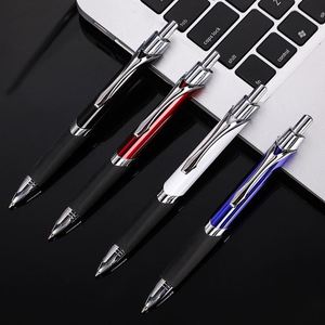 Nouveau stylo bille triangulaire de haute qualité en promotion avec logo personnalisé et grip en caoutchouc - Product Image 1
