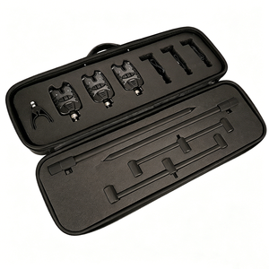 Set Professionale Hirisi per Pesca alla Carpa con 2/3 Avvisatori Acustici, Swinger, Picchetti da Riva, Kit Attrezzatura in Plastica EVA, Modello Lago 4514 - Product Image 3