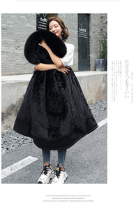 Giản Dị 6XL Cộng Với Kích Thước Dày Ấm Parkas Áo Rắn Túi Lớn Áo Khoác Mùa Đông Nữ Outwear Áo Khoác Phụ Nữ Mùa Đông Dài Áo Khoác Áo Khoác - Product Image 4