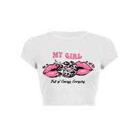 Fournisseur fiable, logo personnalisé, style occidental, imprimé floral, coton et élasthanne, haute élasticité, débardeur d'été décontracté pour femmes