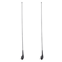 Tiang Antena Mobil Universal AM FM YJH-438 Penerimaan Sinyal Kuat Ulir Sekrup M6