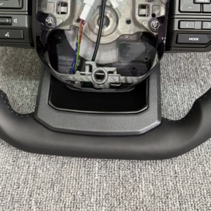 พวงมาลัยรถหนังสำหรับ <span class=keywords><strong>Toyota</strong></span> HARRIER HILUX vigo 79ซีรีส์ Rav4ชุด LC300 Mark2รถ vigo 79 - Product Image 4