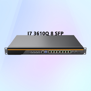 1U 랙 마운트 8Lan 포트 4 Sfp + 4X10G 2X10G Sfp 미니 PC 10G 라우터 2X10G 4X10G I7 3520M 1U Pfsense 방화벽 서버와 Sfp - Product Image 6