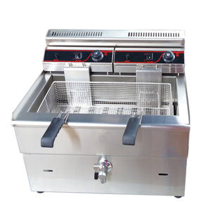 <span class=keywords><strong>Friggitrice</strong></span> Professionale a Gas con Propano 40 <span class=keywords><strong>L</strong></span> in Acciaio Inox 1 Vasca <span class=keywords><strong>2</strong></span> Cestelli - Product Image 6