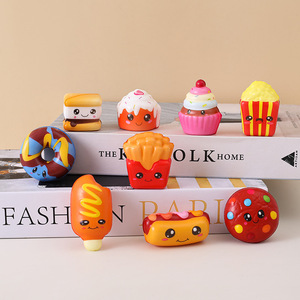 Juguete Antiestrés de Simulación de Donut y Pizza, de Material PU, con Rebote Lento, de 10 cm - Product Image 2