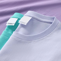 T-shirt blanc uni en coton 100% pour homme, coupe oversize, personnalisable par impression DTG, tissu épais et doux, vente en gros