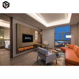 Ensemble <span class=keywords><strong>de</strong></span> meubles <span class=keywords><strong>de</strong></span> chambre à coucher <span class=keywords><strong>de</strong></span> luxe modernes Paris style européen en bois massif pour appartement hôtel 5 étoiles dernier modèle pour chambre d'hôtel - Product Image 4
