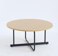 Meubles de salon chinois modernes, table basse en métal avec table d'appoint en bois pour le bureau et le salon, meubles de maison