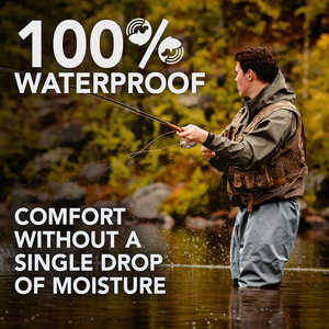 Waders de pêche à la mouche en nylon PVC OEM, waders de poitrine de haute qualité pour hommes, waders de chasse imperméables avec bottes pour la pêche en plein air - Product Image 4