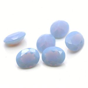 Diamante cultivado en laboratorio Materia prima Piedra preciosa opaca azul ópalo en bruto para joyería de moda - Product Image 4