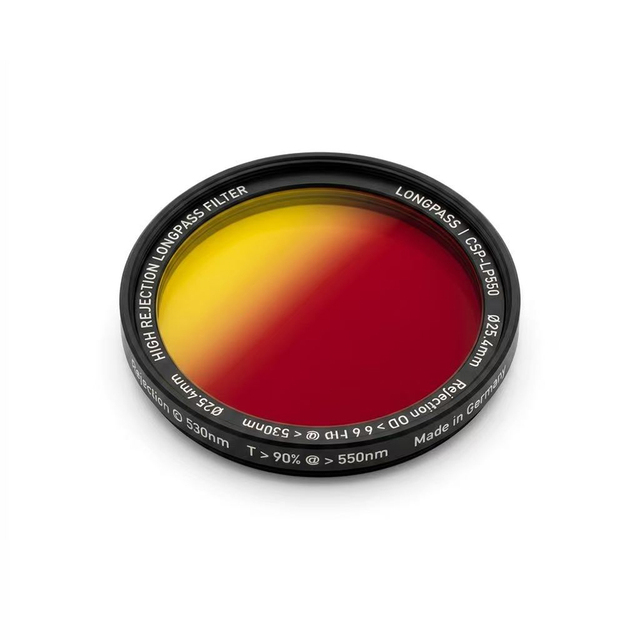 Factory Price High Rejection Solid Longpass Filter Custom Shape Optical Glass Yellow Red for Industrial Imaging System