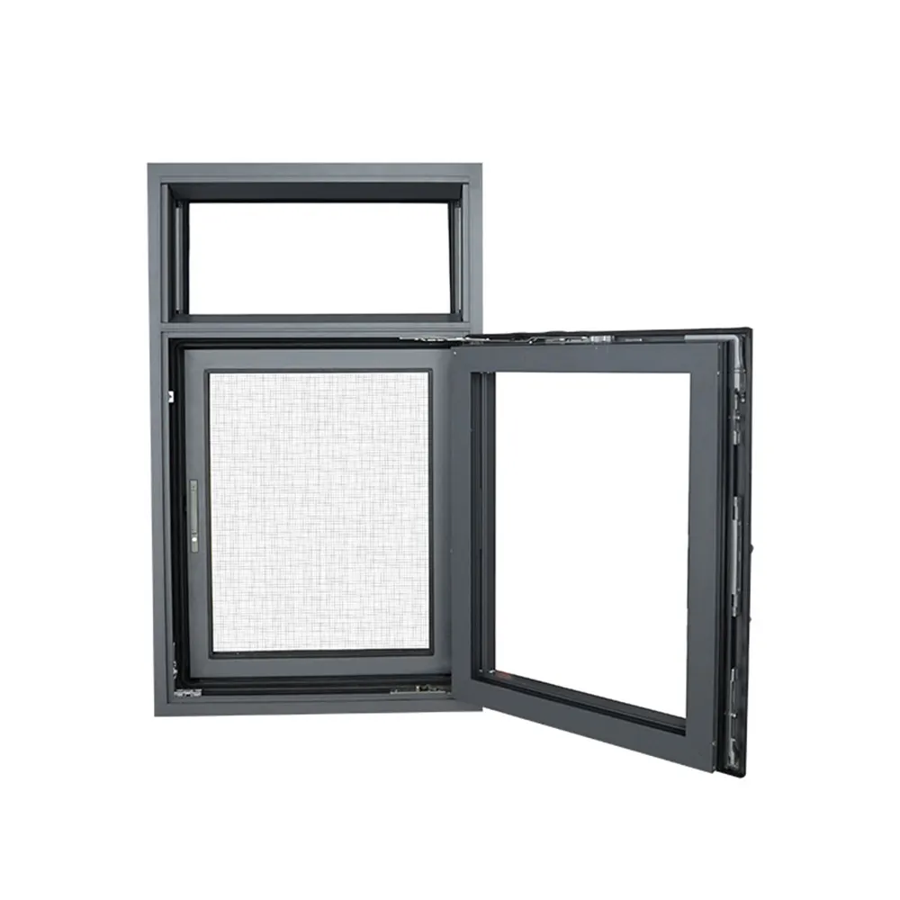 家のための防音の振動窓販売のための現代二重ガラスの開き窓