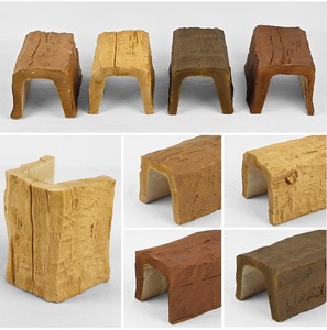 Auuan Tốt Nhất Người Bán Ánh Sáng Trọng Lượng Không Thấm Nước PU Gỗ Nhân Tạo Gỗ Chùm Polyurethane Giả Gỗ Dầm Cho Nhà Trần - Product Image 3