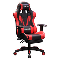 Chaise de jeu de course de luxe JOHOOFURNITURE, design traditionnel, pivotante, pliable, en cuir PU, chaise d'ordinateur, Silla Gamer