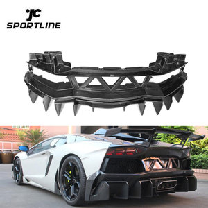Di vuoto In Fibra di Carbonio <span class=keywords><strong>Aventador</strong></span> LP700-4 Posteriore Paraurti Auto per <span class=keywords><strong>Lamborghini</strong></span> <span class=keywords><strong>Aventador</strong></span> 11-15 - Product Image 2