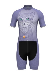 カスタムメンズサイクリングジャージセット 通気性速乾パッド入りロードバイクショーツ プロ仕様MTB自転車ウェアユニフォーム - Product Image 4