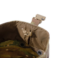 Pochette tactique pliable Multicam Premium pour extérieur avec système MOLLE et cordon de serrage