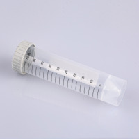 Tube à centrifuger à fond rond en plastique transparent avec couvercles à vis, 15 ml et 50 ml, pour usage en laboratoire, prix avantageux en Chine