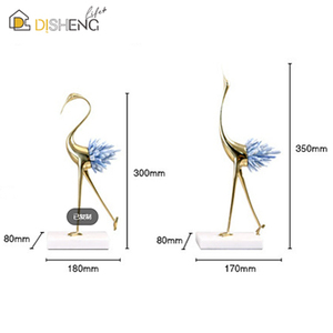 Hộ Gia Đình Tinh Thể Tự Nhiên Chất Lượng Cao Thiên Nga Brass Tùy Chỉnh Đồ Trang Trí Sang Trọng Nhà Thiên Nga Trang Trí - Product Image 2