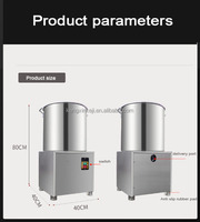 Automatische Salade Groente Spin Drogen Machine Centrifugale Sla Aardappel Chip Ontwatering Droger