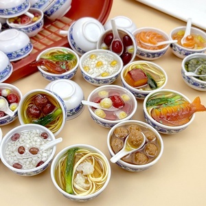 ชามก๋วยเตี๋ยวพลาสติกขนาดใหญ่4ซม. เครื่องประดับสำหรับเด็กเล่นอาหาร - Product Image 1