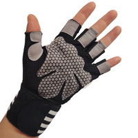 Gants de sport de plein air pour hommes et femmes, respirants, antidérapants, demi-doigts, pour la musculation, le cyclisme et la moto