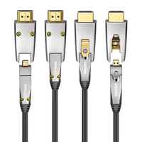 Câble Fibre Optique Actif 8K – Prise en charge 48 Gbit/s 8K/60Hz 4K/120Hz – 8m à 200m pour PS4 et Xbox