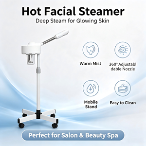 Vaporizador <span class=keywords><strong>Facial</strong></span> Profesional de un Solo Tubo con <span class=keywords><strong>Ozono</strong></span> para Salón de Belleza, <span class=keywords><strong>Precio</strong></span> al por Mayor - Product Image 1