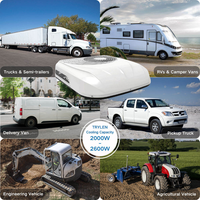 Système de climatisation de plafond 12V 24V pour camping-cars, remorques, camions, bateaux, climatiseur de toit de camion 12V