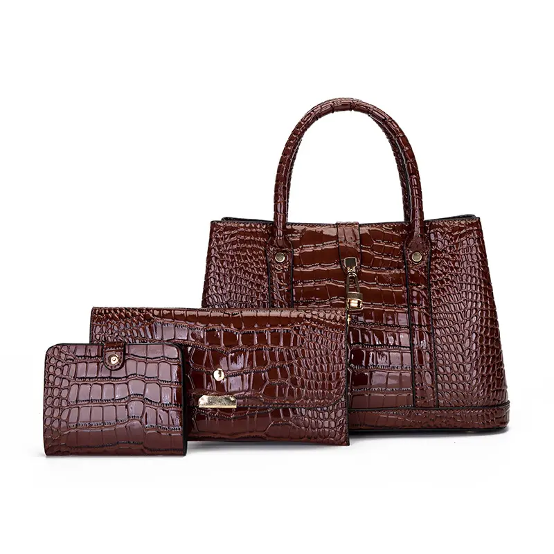 Women Trendy Handbags Shoulder Bag Fashion Large Capacity Tote Top Handle Satchel Purse Set 3pcs bags