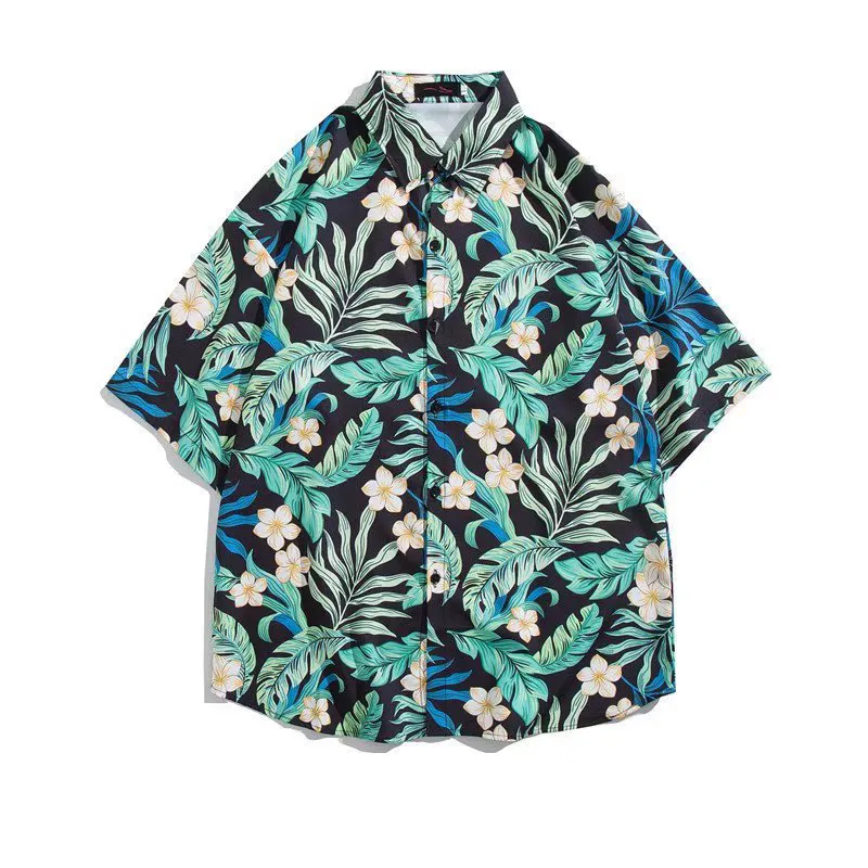 OEM Design Printing 100% Cotton New Arrival Cheap Casual Hawaiian Shirts