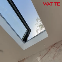 Ventana Inteligente de Doble Vidrio con Instalación Fácil de Fábrica, Ventana Superior Abatible, Impermeable, Eléctrica e Inteligente